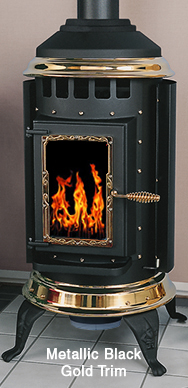 Pellet Stove Heaters, Parlour 3000 Painted from BBQsandFireplaces.com